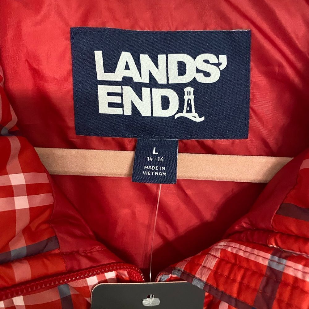 Land’s End Women 600 Down Puffer Vest Size L - Picture 7 of 10